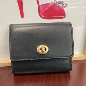 Coach small black wallet